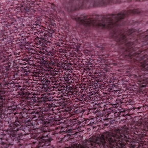 Vintage Sweater Purple Wool Blend Crewneck Womens XL Retro Cozy Knit Granola Y2k - Picture 8 of 9